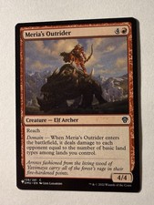 MTG Magic the Gathering Meria's Outrider (DMU-138/3167) The List NM