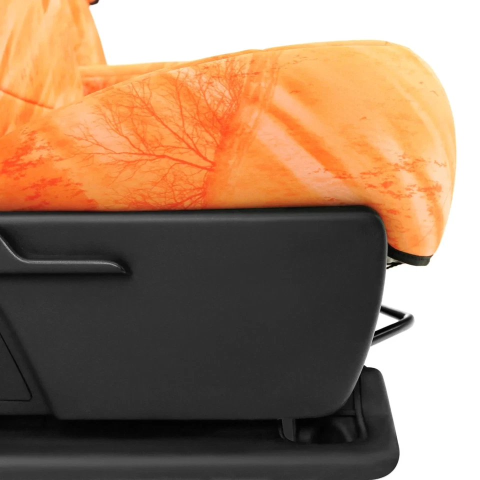 For Honda Prelude 97-01 Realtree Fishing 2nd Row Camo Orange Custom Seat Covers Foto 3 de 4
