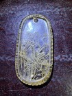 Wonderful Large Size Vtg. Chinese HK Export Rock Crystal Pendant — photo 2
