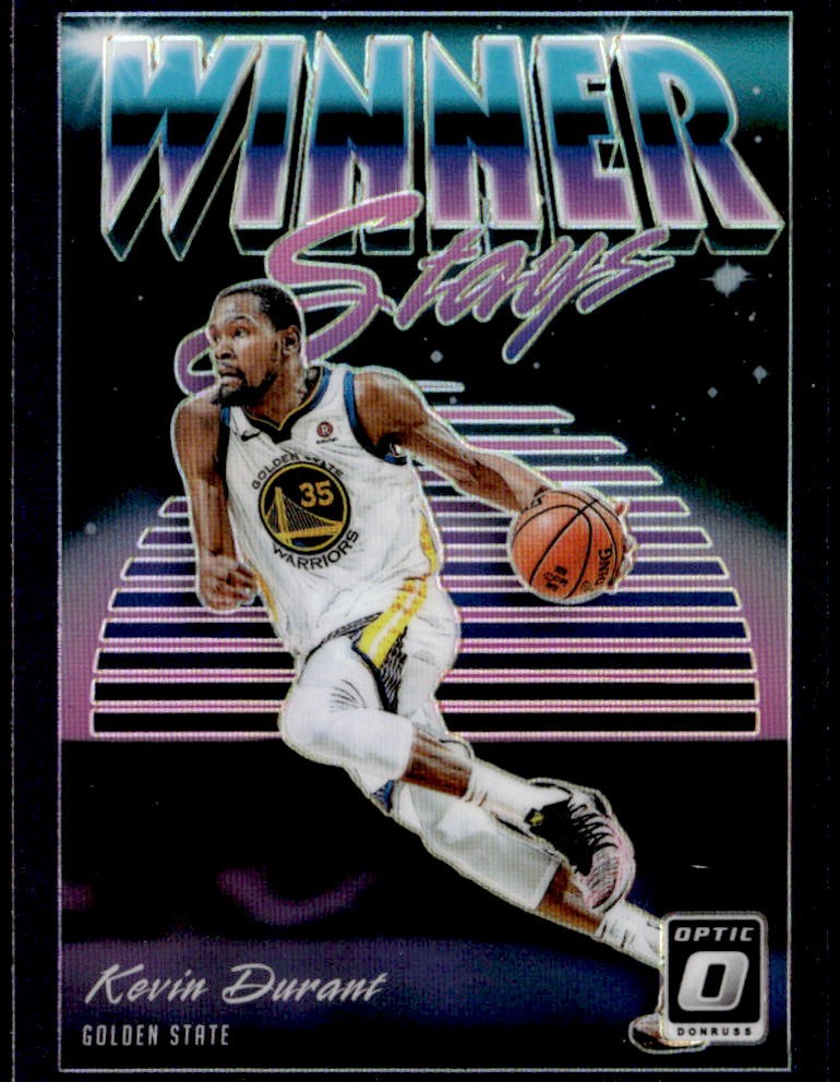 2018-19 Donruss Optic #5 Kevin Durant Winner Stays Purple E1
