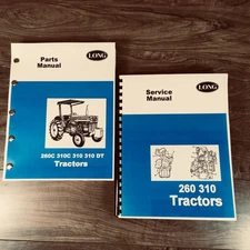 Long 310 Tractor Service Repair Shop Manual Parts Catalog Technical Book Numbers