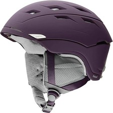 Smith Optics Adult Sequel Open-Face Snow Matte Black Cherry Large Helmet