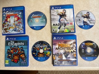 4 Lot Prison Architect Madden15 Scribble Showdown Escapists PlayStation  4 PS4