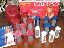 RICHARD CARUSO Molecular STEAM SETTER 14 ROLLERS CURLERS SET (No Salt needed)