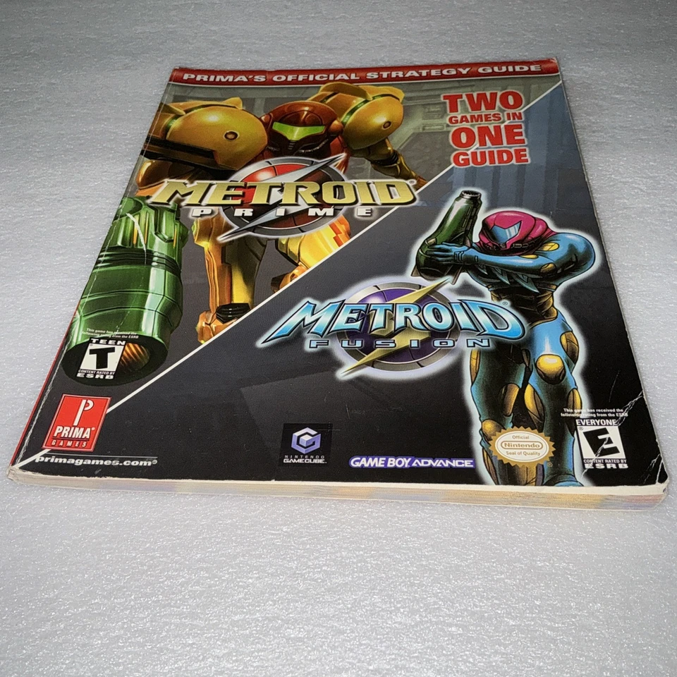 Metroid Prime and Metroid Fusion Two Games in One Guide Prima Book Strategy Gc - Image 4 of 4