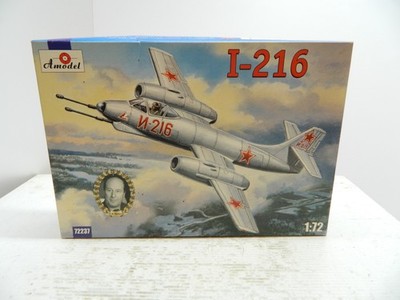 Amodel 1:72 Alexeyev 1-216 Soviet Interceptor Jet 72237