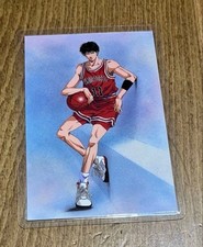 Used Slam Dunk Rukawa Kaede Uniform Laminated Card Anime Collectible