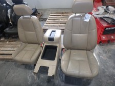 2007-2008 Yukon Xl 1500 Avalanche Suburban Tahoe Front Seat Set Tan Leather Worn