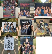 Reprint KATSEYE 2025 Beautiful Chaos Tour Poster | Concert Wall Decor