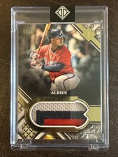 2025 Topps Transcendent Collection Patch Card TCP-OA Ozzie Albies Gold /10