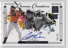2024 Panini Impeccable Canvas Creations 48/49 Colton Cowser #CCS-CCW Auto 0hw6