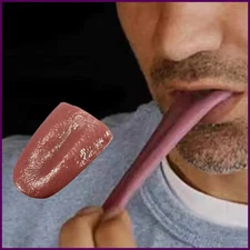 Fake Rubber Tongue Prank Toy Funny Horror Trick Gag for Kids Halloween