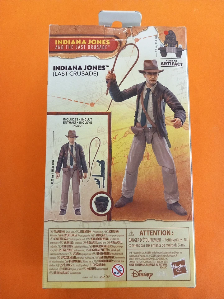 FIGURINE HASBRO INDIANA JONES FIGURINE ARTICULEE INDIANA JONES NEUF - Photo 2/2
