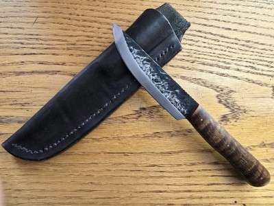 ML Knives Matt Lesniewski  Classic Camp And Field 1095 High Carbon Steel Knife  