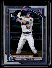 2024 Bowman Draft Chrome Trey Snyder New York Mets #BDC-138 1st Bowman