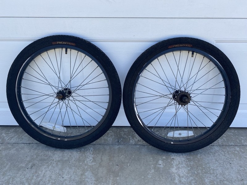 Vintage 90’s Mid School BMX 20” Weinmann Zac 4019 36H Rims Red Line Tires Race