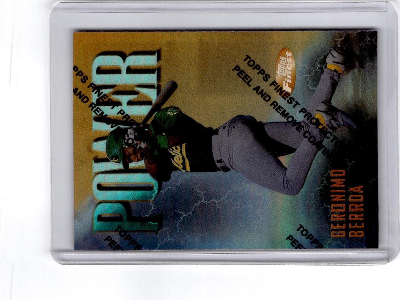 1997 Finest #189 Geronimo Berroa Refractors