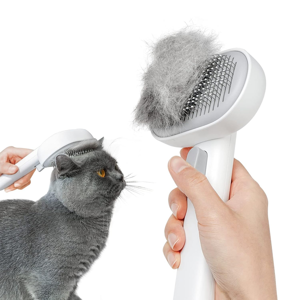 Aumuca KatzenbüRste FüR Langhaar Und Kurzhaar, Haarentfernung Mit Einem Klick, H-image