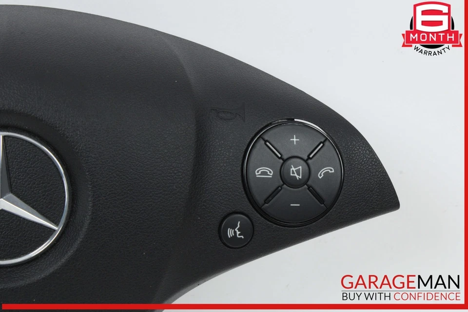 Черная оригинальная подушка безопасности на руль 08–12 Mercedes Benz W204 C300 C350 - Изображение 3 из 4