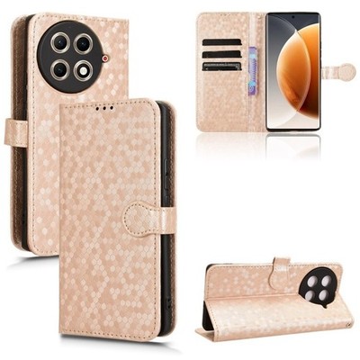 For Tecno Camon 30s / 30s Pro Honeycomb Dot Texture Leather Phone Case cover