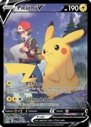 Pikachu V TG16/TG30 Lost Origin Trainer Gallery Ultra Rare Holo