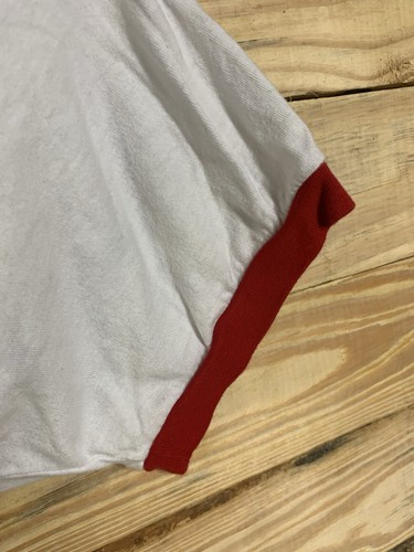 Disney Kim Possible Bueno Nacho Ringer T-Shirt Size Large Red White - Picture 5 of 11