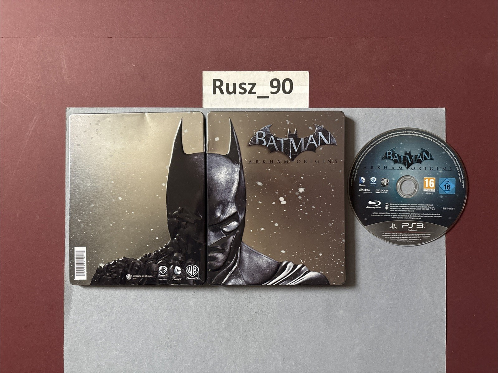 Batman Arkham Origins PS3 Steelbook Limited Edition UK PAL IN GOOD COND NO DLC