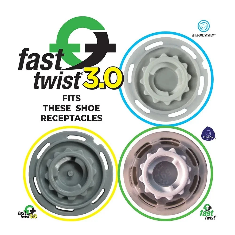 Softspikes Tour Flex Pro Fast Twist Golf Spikes FT3 Cleats 18 Pack - 3 Colours