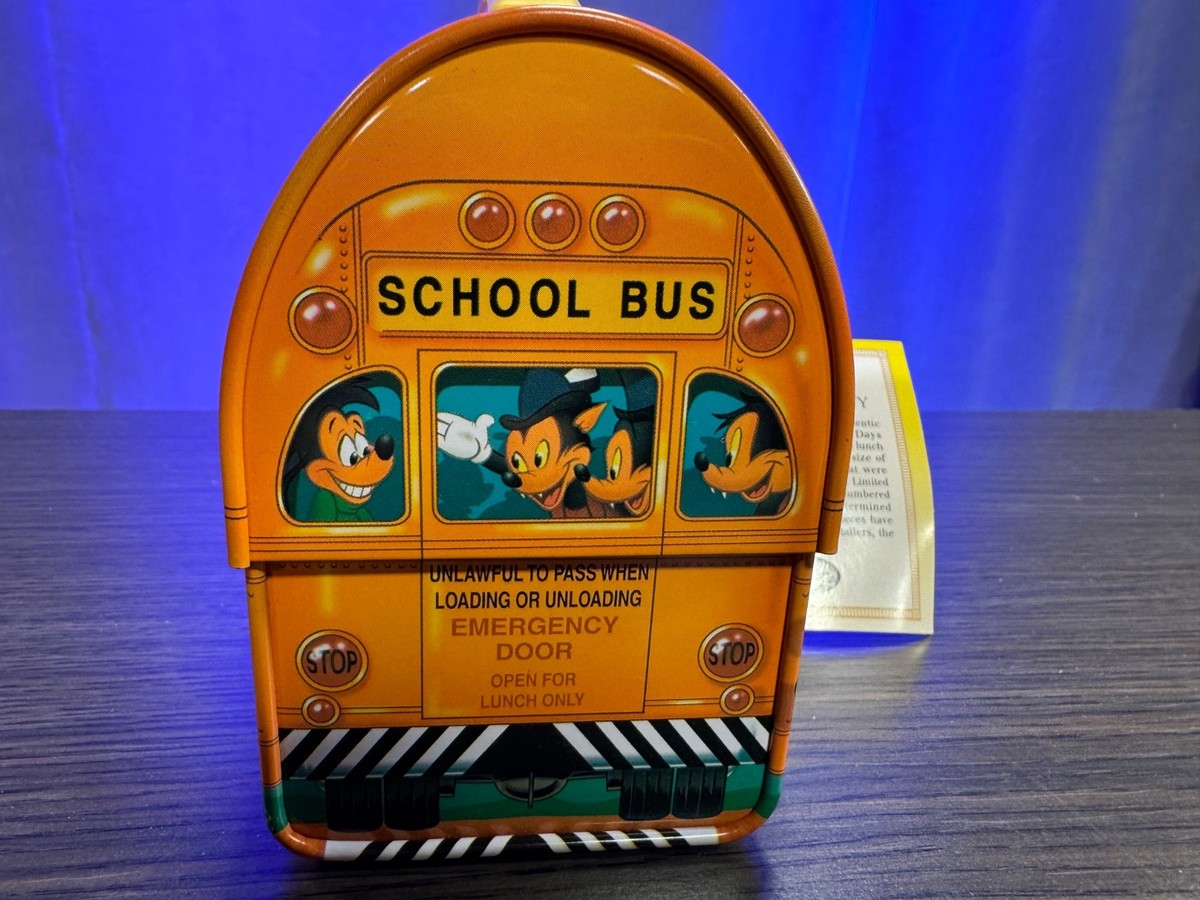Hallmark School Days - Walt Disney School Bus Lunch Box Limited