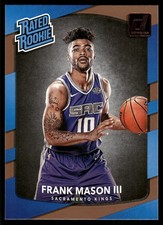 2017-18 Donruss #167 Frank Mason III Sacramento Kings Rookie