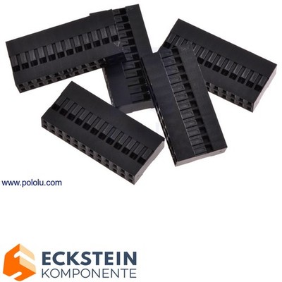 5Stück 0.1'' (2.54mm) Crimp Connector Housing: 2x12-Pin für Pre-crimped Terminals