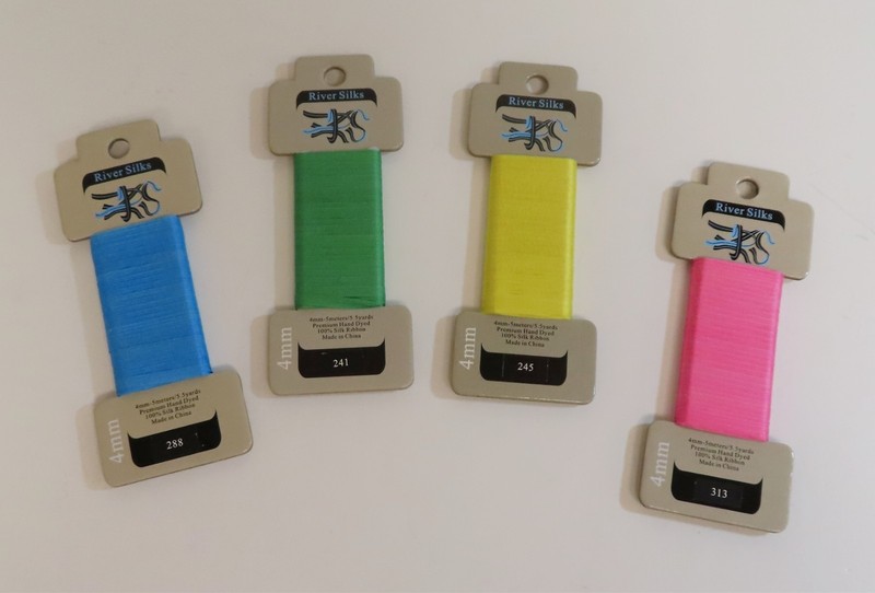 THREADS FOR STITCHING- River Silks Ribbon 4mm