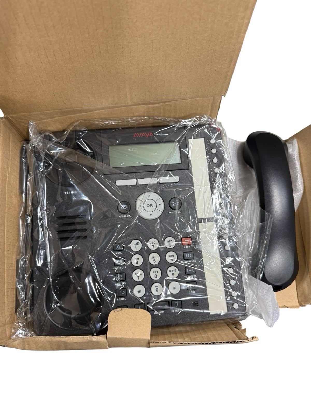 Avaya 1616i IP Black Office Telephone *NEW IN BOX *LOT OF 3 *FREE SHIP