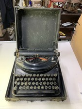 1937? Remington  Noiseless Portable Typewriter W/Case Parts  Restoration READ thumbnail