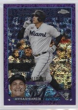 2023 Chrome Purple Speckle Refractor /299 Avisail Garcia Avisaíl García #35 1g5e