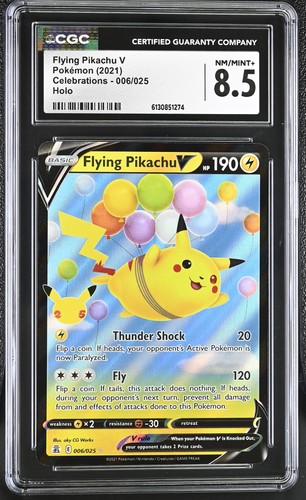 Flying Pikachu V graded CGC 8.5 for sale on eBay