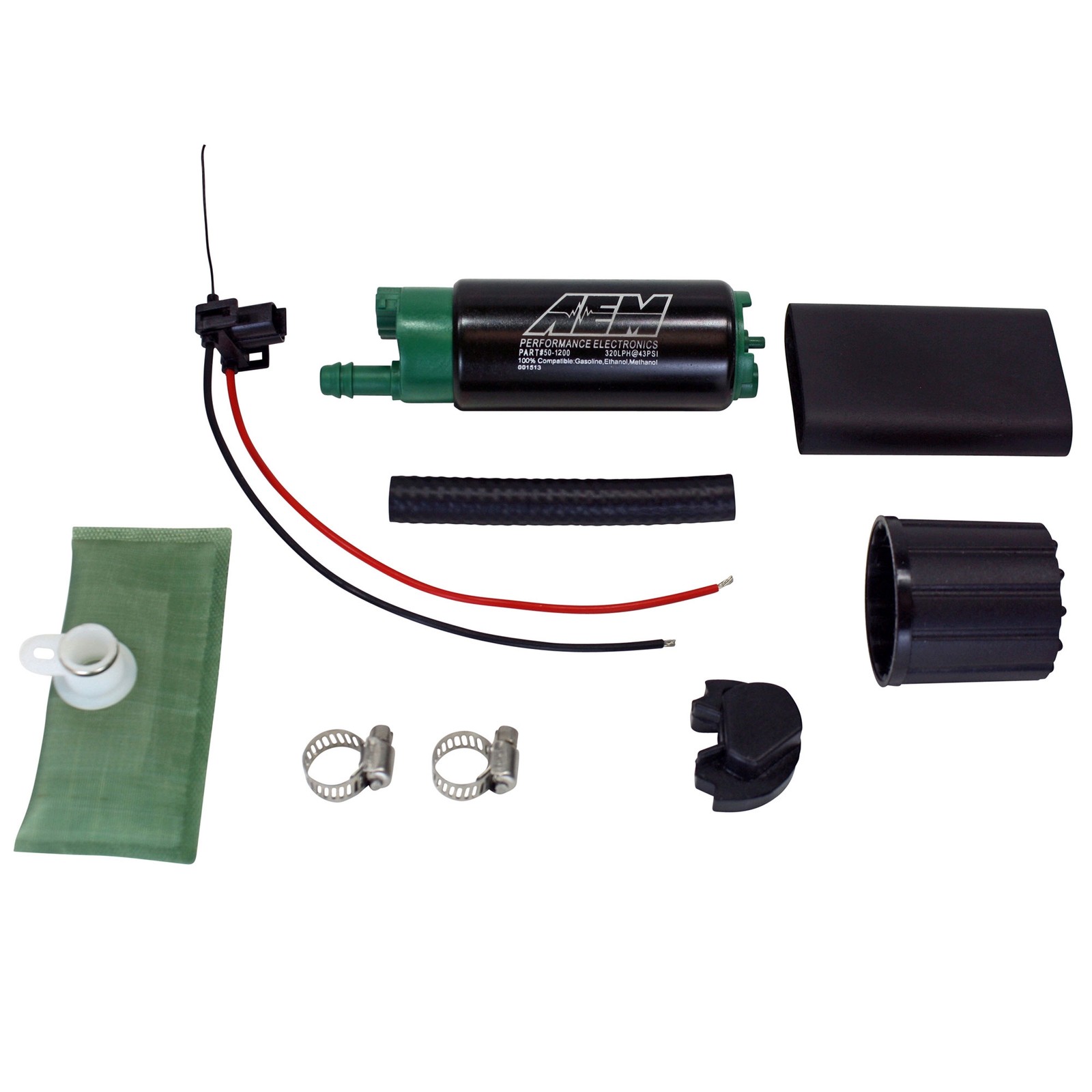 AEM 340lph E100 And M100 Compatible High Flow In Tank Fuel Pump - 50-1200
