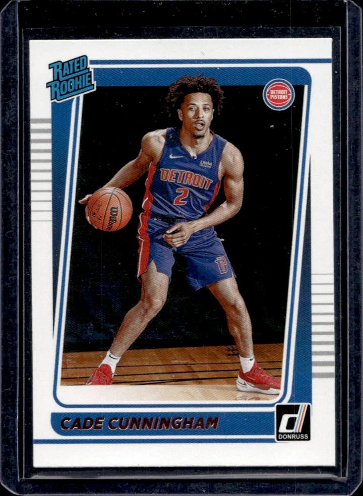2021-22 Donruss Cade Cunningham Rookie RC #211 Pistons