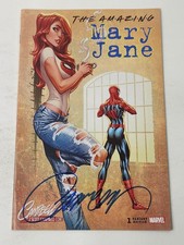 Amazing Mary Jane 1 J Scott Campbell Signed Webstore Cvr B Ltd 2500 w/ COA 2019