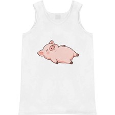 'Relaxing Pig' Adult Vest / Tank Top AV063126