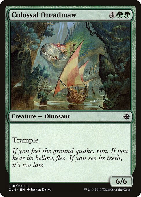 COLOSSAL DREADMAW x4 mtg NM-M Ixalan 4 Common