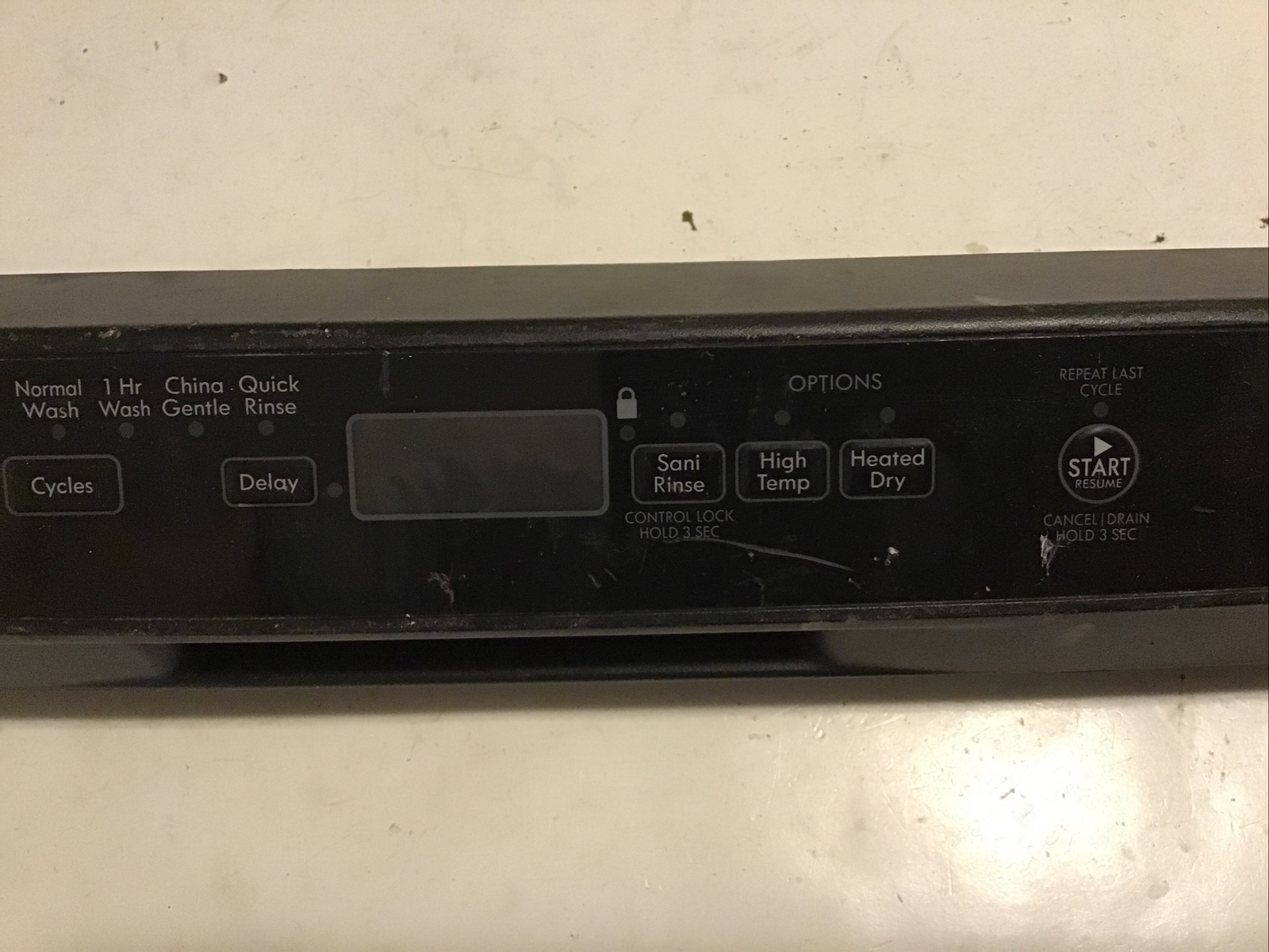 KENMORE DISHWASHER CONTROL PANEL W/O BOARD PART W10500333. 141111 eBay