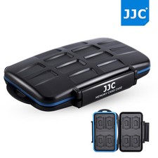 JJC Water-resistant Anti-shock Storage/ Memory Card Case Hard for 8SD 8MSD cards