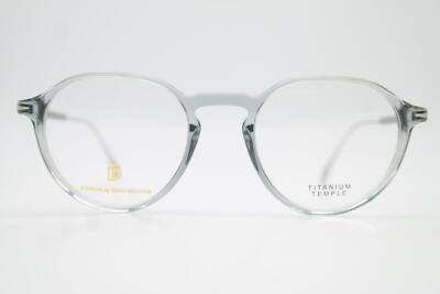 Brille DAVID BECKHAM DB 1105 TITANIUM Grau Silber Oval Brillengestell Neu