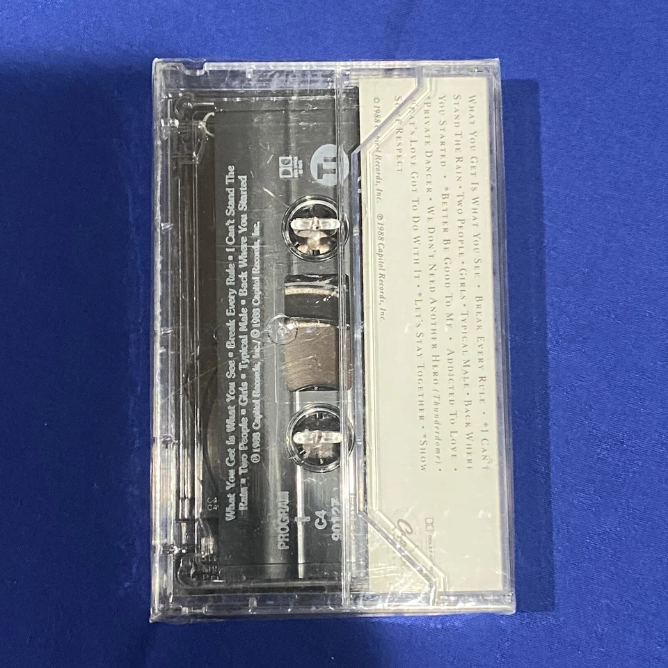 Tina Turner Live In Europe cassette tape 1 Capitol 1988 NEW SEALED NOS - Image 2 of 4