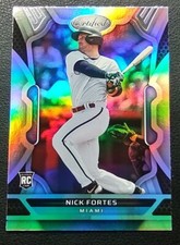 2022 Panini Chronicles Certified #17 Nick Fortes RC - Miami Marlins