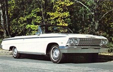 1962 Chevrolet Impala Convertible Nj Wall Roaring 20 Auto Vintage Postcard K9