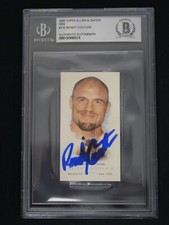 Randy Couture Signed 2006 Topps Allen & Ginter #310 Mini BAS Authentic Auto
