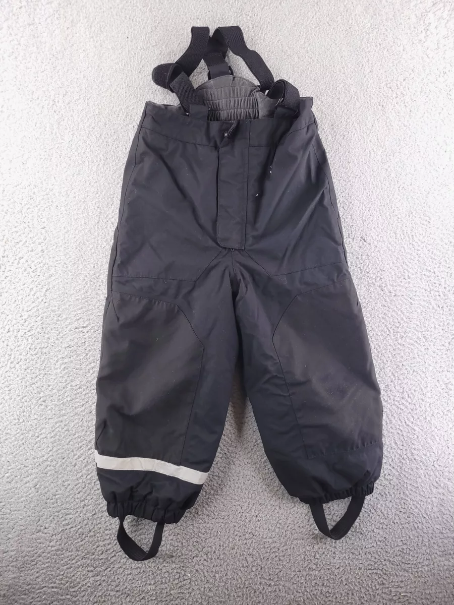 H M Bib Kids 4 5Y Youth Black Ski Snow Pants Overalls eBay