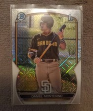 2023 Bowman Chrome MOJO REFRACTOR Daniel Montesino SP Padres